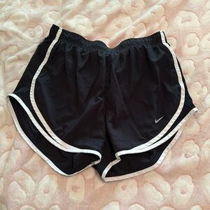 Women’s Nike Black and White Running Shorts